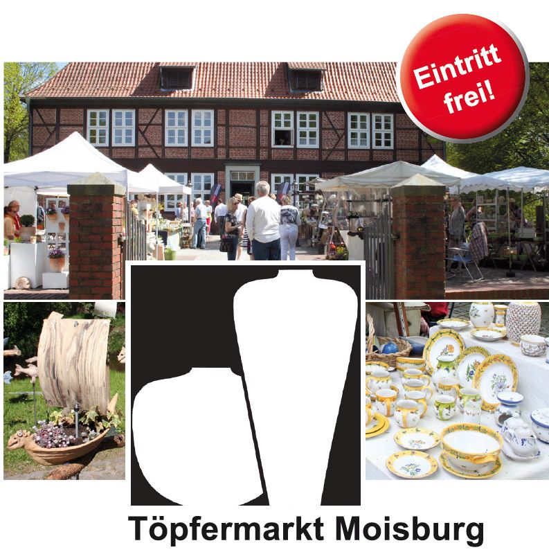 Töpfermarkt Collage2 55215 30. Töpfermarkt Moisburg