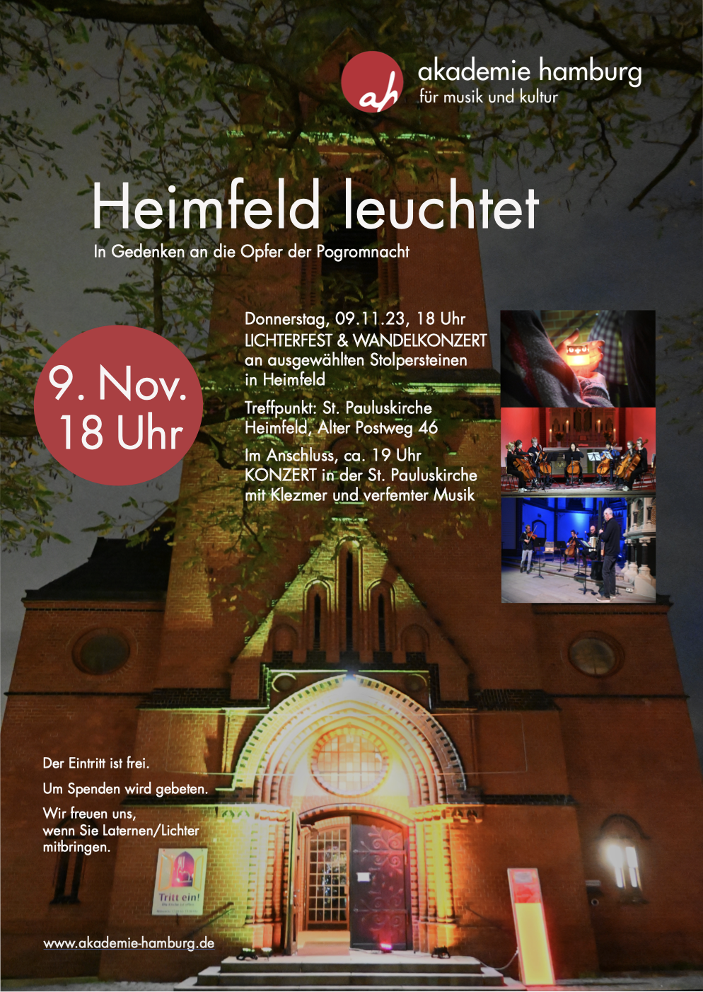 Heimfeld leuchtet 88321 Heimfeld leuchtet am 9. November 2023