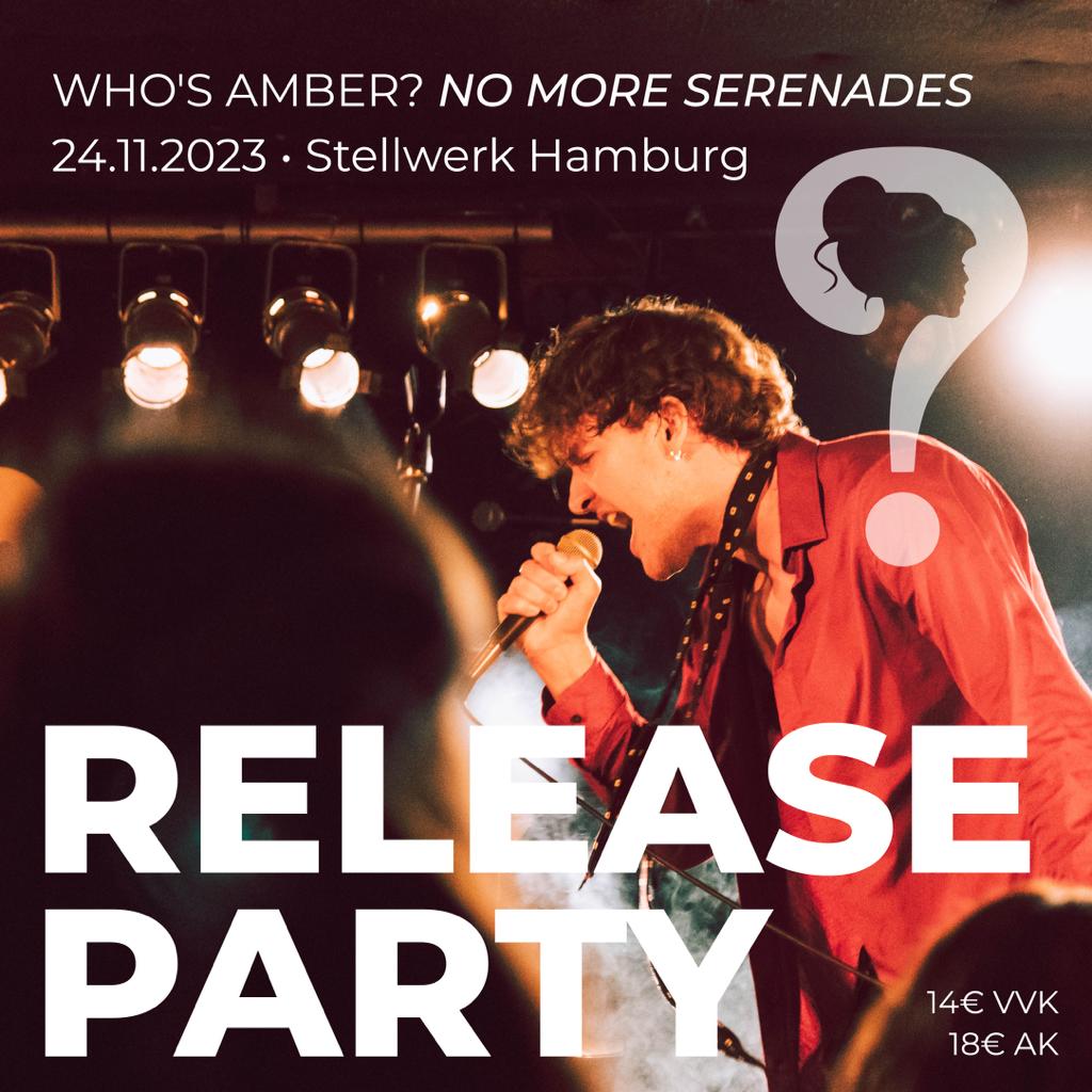 Social Media 88172 Release Party: Who’s Amber – No More Serenades/ feat.: Træson, Mixtape Memories