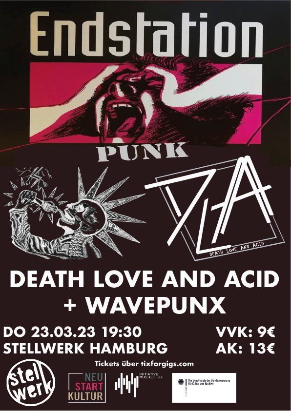 wavepunx 84659 Death Love And Acid + WAVEPUNX